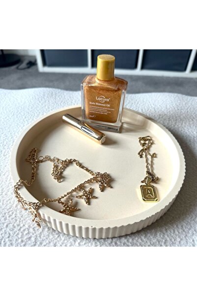 YASMELLA HOME Decorative Jewelry and Organizer Stand Tray