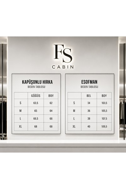 FS CABİN سترة بسحاب وبدلة رياضية شتوية مكونة من قطعتين