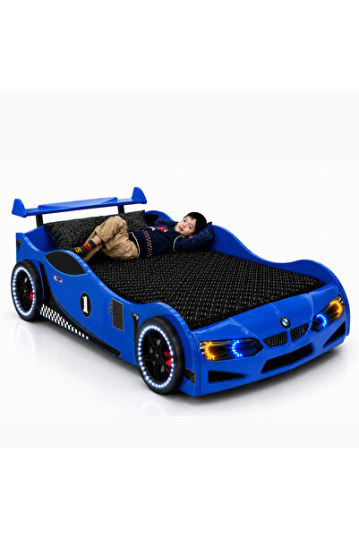 inegoldeneve GT2 - BMW - Arabalı Yatak  - Tekerlekleri Ledli.
