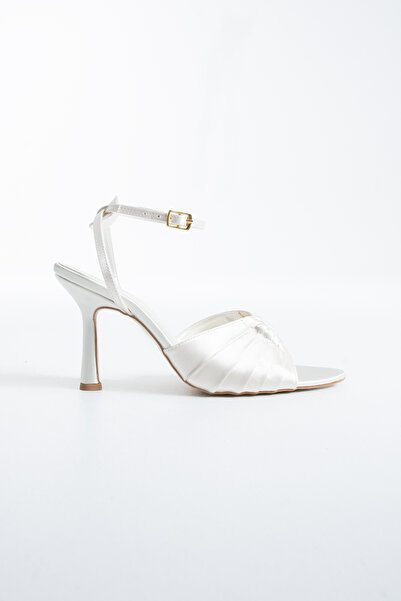 DUXAL SHOES Dorothy Women's Drawstring Detailed Ankle Strap Thin Heeled Shoes