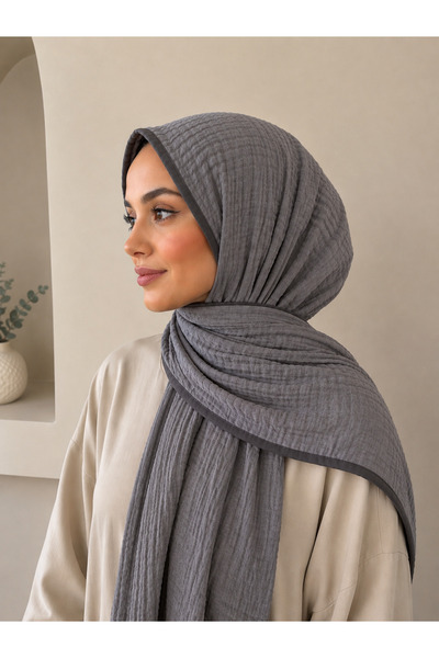 LAND SCARF Cotton Muslin Shawl