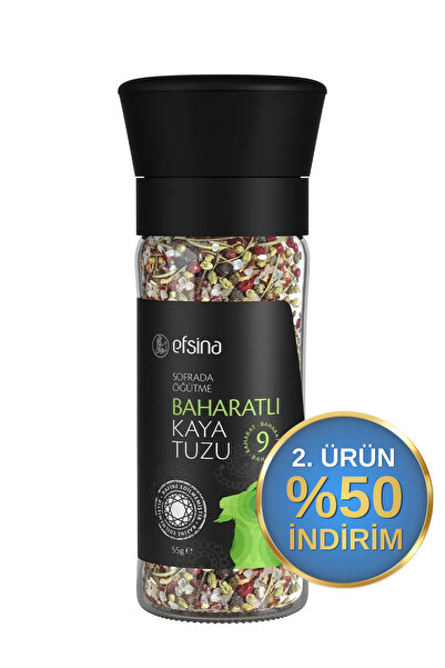 Efsina 55 gr Sofrada Öğütme Baharatlı Kaya Tuzu