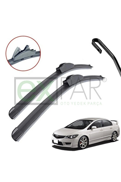 EXPAR OTO HONDA CİVİC ÖN CAM SİLECEK SÜPÜRGESİ TAKIMI 2007 - 2011 CİVİC FD6 Ö...