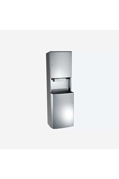 OEMS Wall-Mounted Paper Towel Dispenser & Trash Bin | ASI