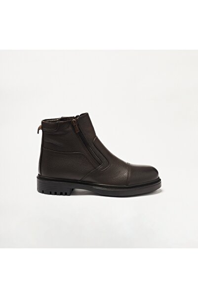 John May Men's Boots Og-25992 Brown Flother