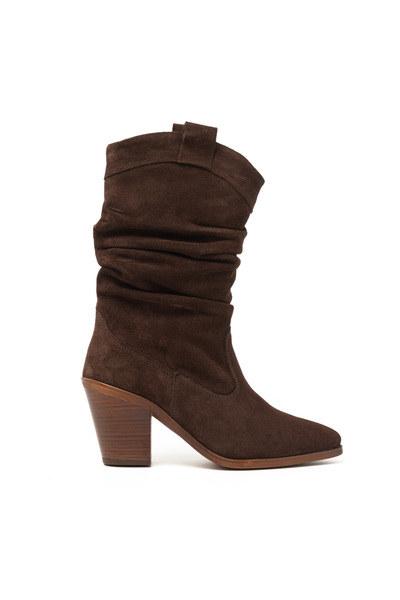 John May Women's / Girls' Boots Rc-25K-001-R17300 Brown Suede 7