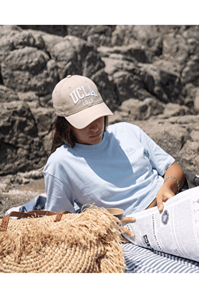 UCLA Καπέλο Μπέιζμπολ BALLARD Μπεζ με Κέντημα - Unisex Καπέλο