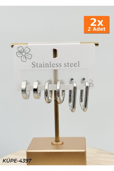 Bozhi Elegant Earrings Everyday Elegance Gift Steel