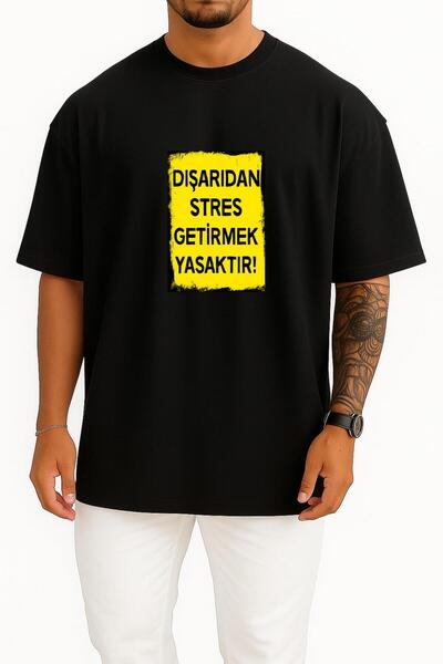 Bahriyeli Collection Oversized Bringing Outside Stress Is Prohibited Chest-De...