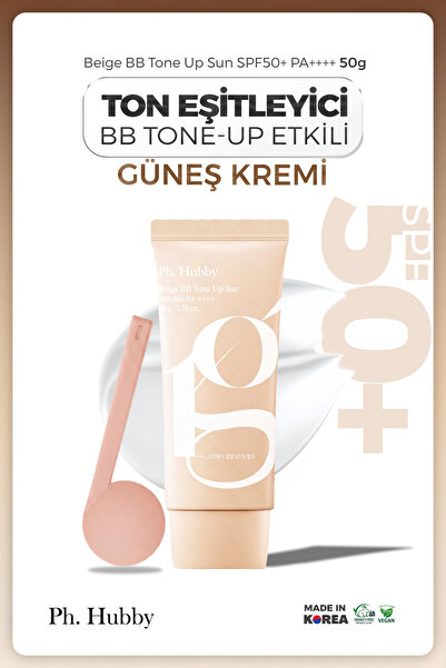 Ph. Hubby Kore Güneş Kremi Beyazlık Bırakmayan BB Tone-Up Etkili Aydınlatıcı ...