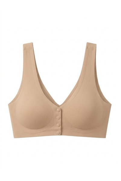daniella Laser Cut Front Snap-On Ghost Bra