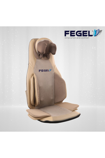 Fegel FG-C43 Taşınabilir Otomobil / Ev Masaj Koltuğu – Boyun, Sırt, Bel ve Ka...