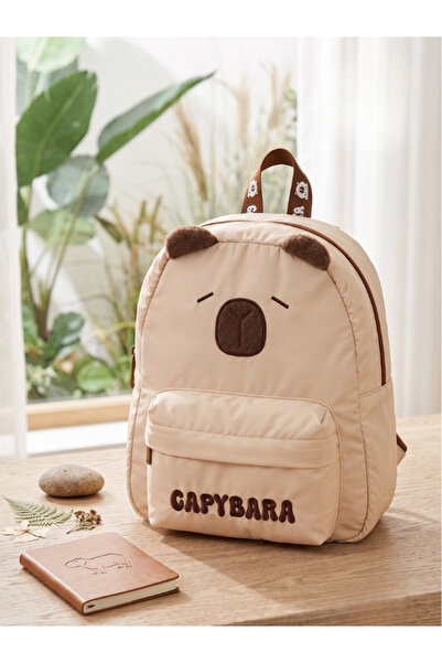 capybara Original Licensed Children's School / Kindergarten Bag with 3D Figur...