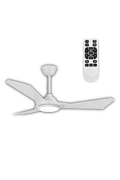 Cata CT-3000 Modern Tavan Vantilatörü Beyaz LED Işıklı ve Uzaktan Kumandalı L...