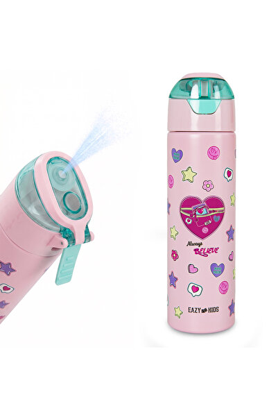 Eazy Kids - Insulated Stainless Steel Water Bottle w/Spray, Always Believe 64...