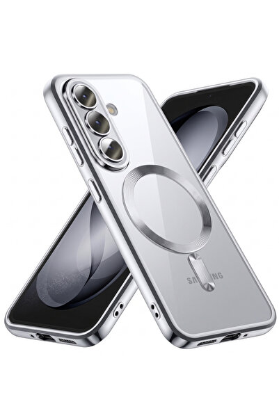 Rivor Samsung Galaxy S26 Kılıf Kamera Korumalı Magsafe Wireless Şarj Şeffaf K...