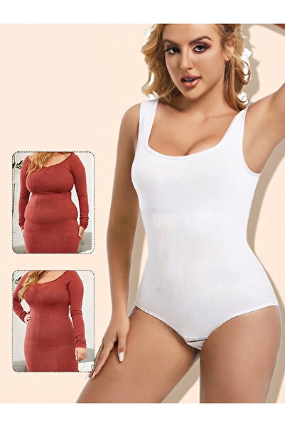 MİSTİRİK Morcia Model Thick Strap Seamless Model Firming and Tightening Corse...