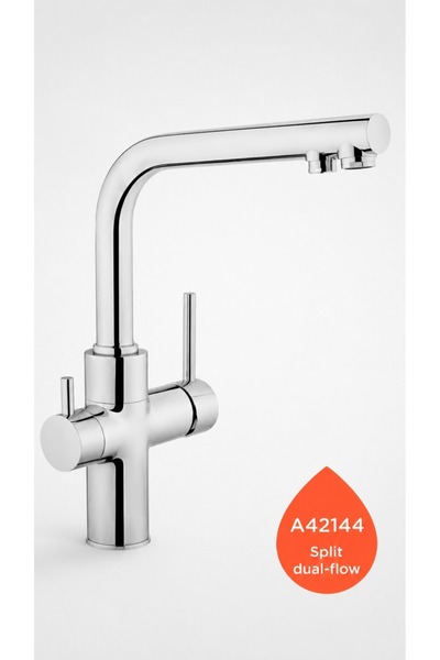 Artema MASTERLİNE SPLIT DUAL EVİYE BATARYASI KROM (A42144)