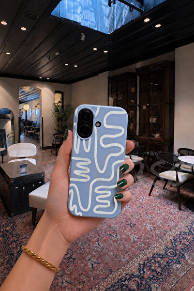 DoaCase iPhone 17 Uyumlu Bebek Mavisi Renkli Lansman Telefon Kılıfı