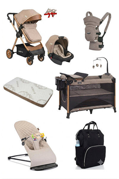 Calvin Baby 8 Parça Lüks Çeyiz Seti Travel Sistem Bebek Arabası,AnneYanı,AnaK...
