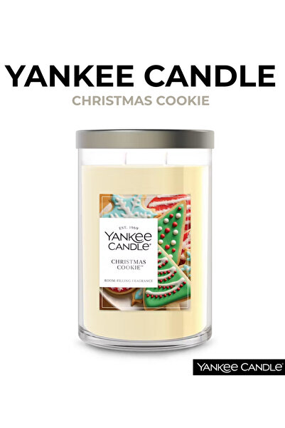 Yankee Candle Christmas Cookie Kokulu Büyük Tumbler Mum – 567 g (20 oz) - Van...