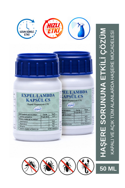 EXPEL Lambda Kapsül Cs 50 Ml. 2 Adet