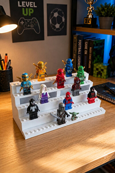 Lego ve Minifigür Uyumlu Karakter Sergileme Standı