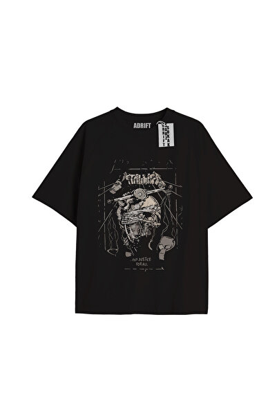 Adrift Kod Presss Unisex Black Justice Metallica T-shirt 66863tt