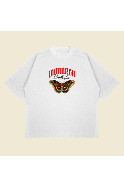 Tarzsokak Monarch leptir Štampano Oversize kroj unisex Pamuk paket prozračna ...