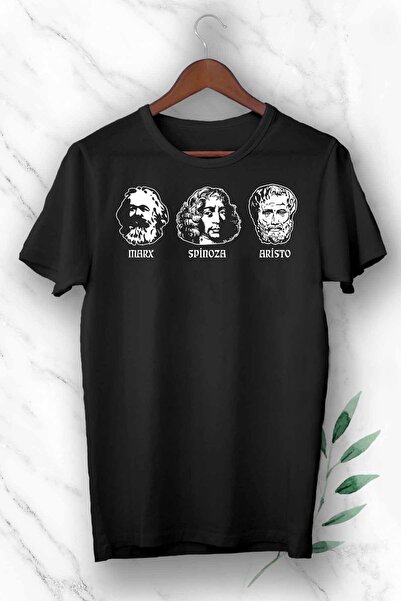 perseusshopping Unisex Black Printed T-Shirt