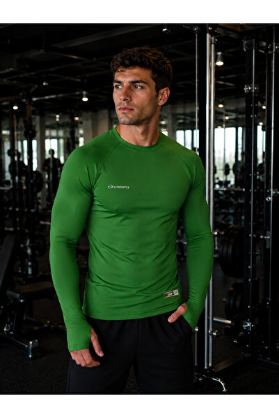 Campo Futbol Kürek Fitness İçlik Body Tişört Yeşil