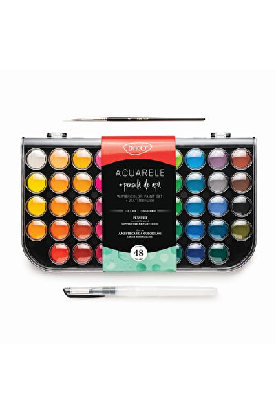 daço Acuarele 48 de culori AR480 DACO