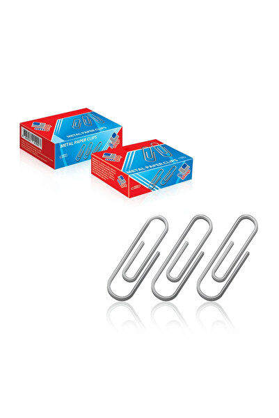 Offishop Agrafe birou metalice, 33mm, 100buc/cutie -