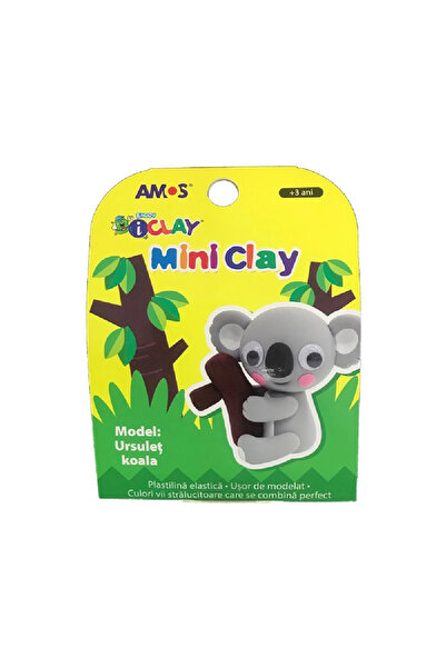 Amos Plastilina iClay MiniClay Amos, model Koala, 30 g, 4 culori/cutie
