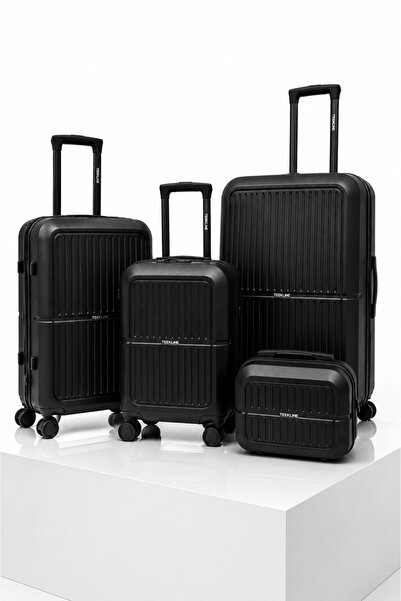LUGGBAG Trekline Luggage Set, 4 Pieces, Model Too7, Sizes 28/24/20/14, Pc Mat...