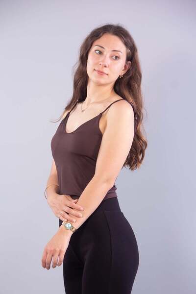 Mckanzie 26736 thin strap covered bodysuit