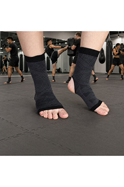 ÇAKIPROGEAR Topuk Açık Kompresyon Antrenman Çorabı | Open-Heel Compression Tr...