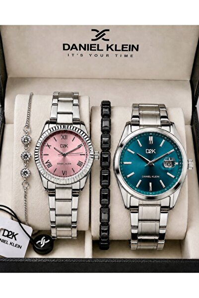 Wedding Engagement Gift Steel Band Men Women Lover Wrist Watch-Bracelet Gift