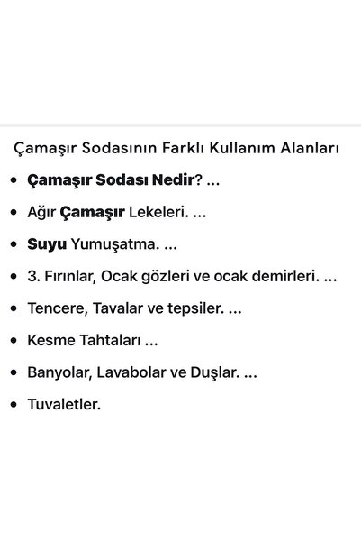 ETİ MADEN Çamaşır Sodası 1kg