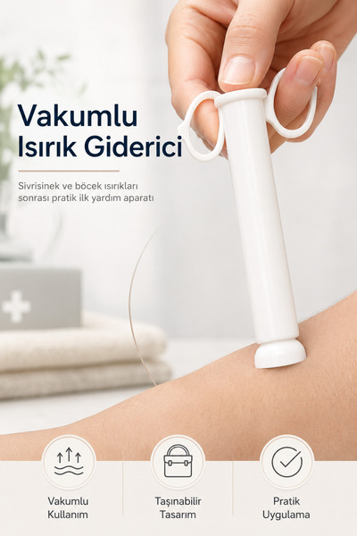 Ecuy Vakumlu Sivrisinek & Böcek Isırık Giderici – Ilk Yardım Aparatı, Etkili ...