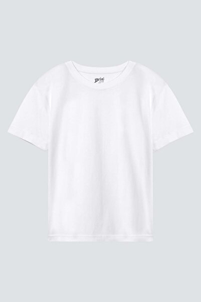 Brix Γυναικείο 100% βαμβακερό κοντομάνικο T-Shirt Casual Fit Λευκό