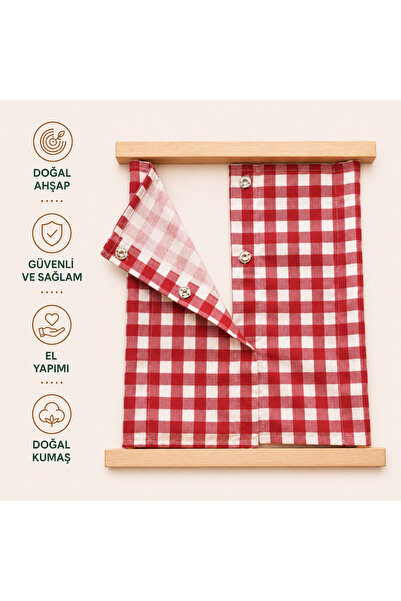 Montessori Gemisi Montessori Dressing Frame Snap Snap |   Daily Life Skills T...