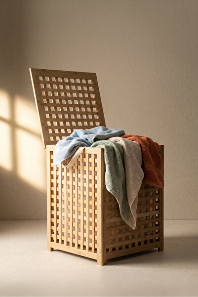 Perotti Bobbio Big Bambu Çamaşır Sepeti 60x40 cm Natural