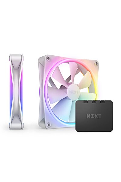 OEMS NZXT مروحة مزدوجة F140 RGB مزدوجة الجوانب 2 × 140 ملم مع وحدة تحكم RGB -...