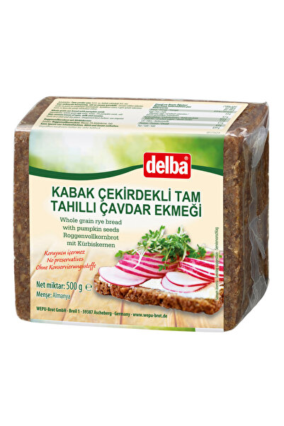 Delba Tam Tahıllı Kabak Çekirdekli Alman Ekmek 500 Gr