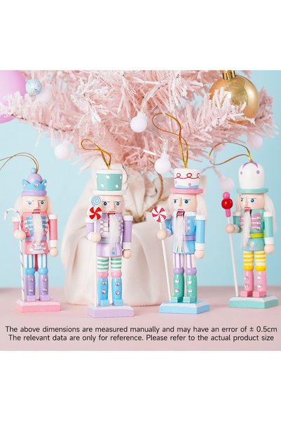 Choice 12cm 4PCS 12CM Christmas Nutcracker Soldier Puppet Candy Series Combin...