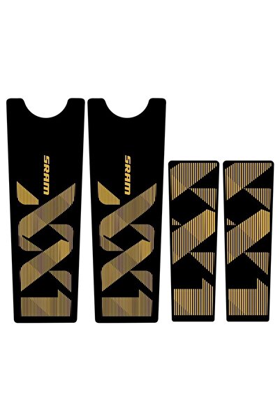 Choice sram xx1-gold Mountain Bike XX1 EAGLE Crank Sticker AM DH Crank Decal ...
