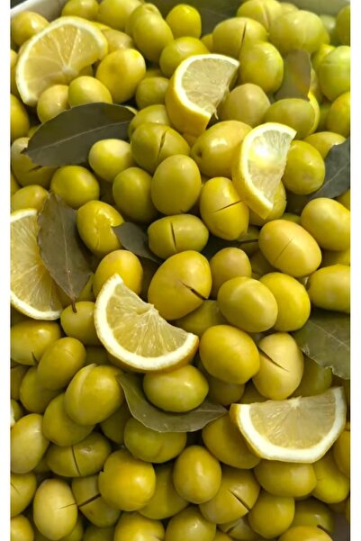 ZeytunixAkhisar Yeşil Domat Kırma Zeytin 1000 gr (İri Boy)