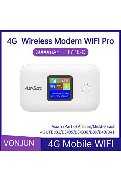 Choice1 ALLOET White Asian Version A8 Portable Wireless 4G Modem EU/Asian Ver...