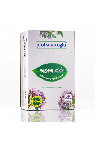 prof saracoğlu Yabani Kekik Bitki Çayı 20'li